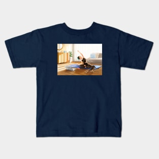 Let's do yoga Kids T-Shirt